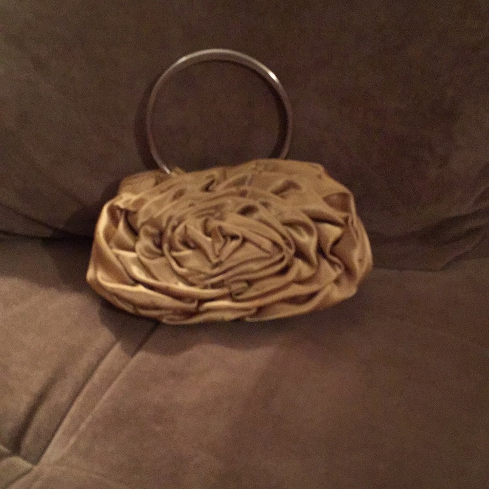 Cute gold evening bag